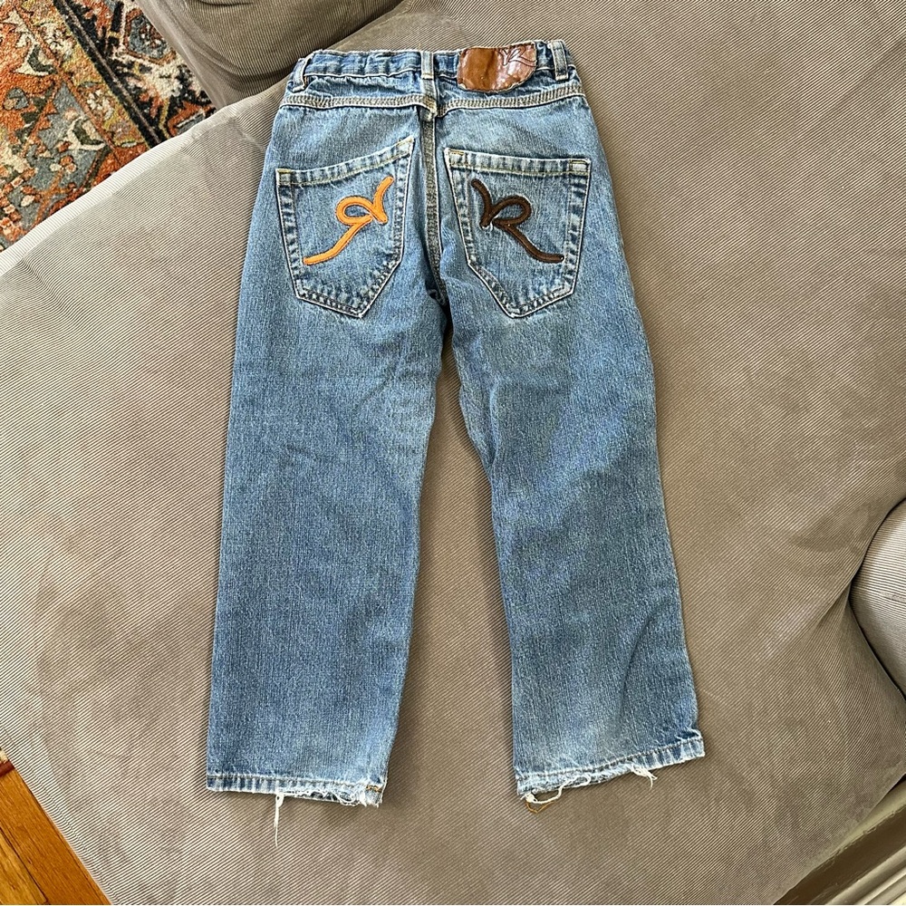 Lot Of 2 Rocawear Boys Jeans Straight Leg Original Fit Adjustable Waist Size 6 - Picture 6 of 13